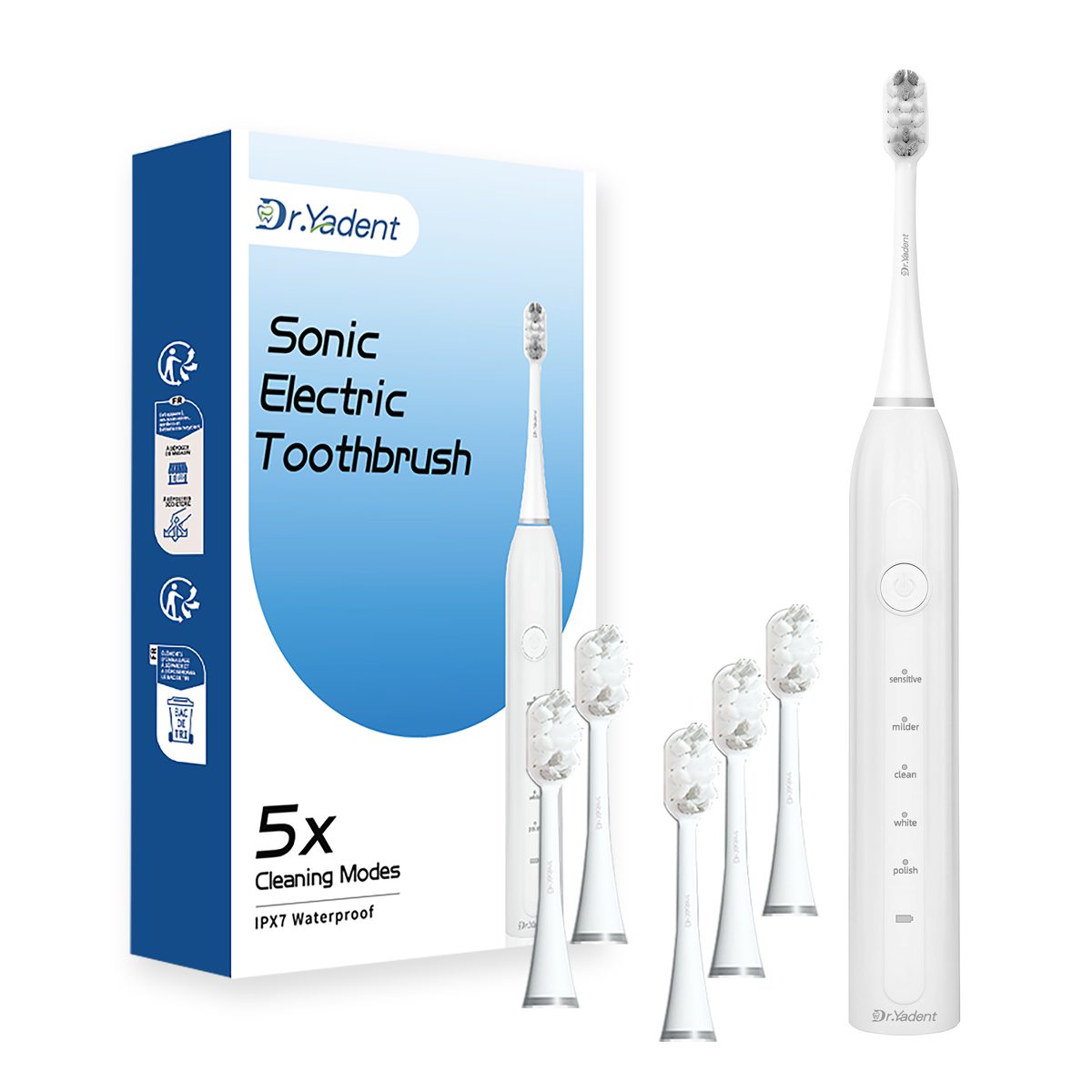 Sonic Electric Toothbrush YD02 White