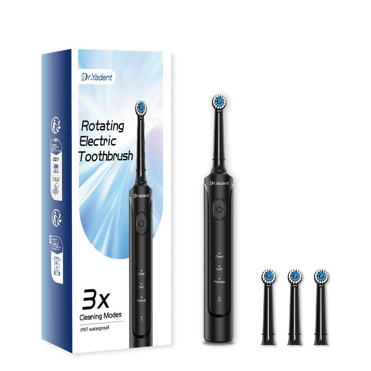Rotating Electric Toothbrush Y2233 Black