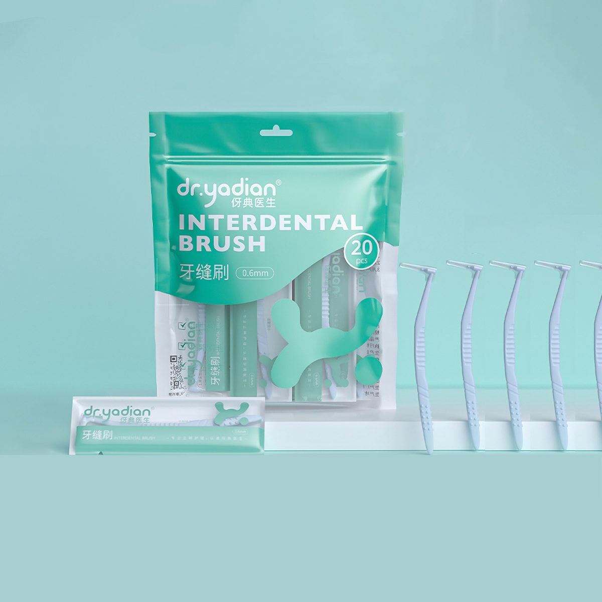 Orthodontic Brush L-shape